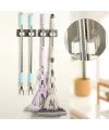 Pratik Organizer 4lü Yapışkanlı Fırça Paspas Mop Fırça Sabitleyici Ergonomik Alet Aparatı