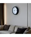 Precision Black 40 Cm Metal Duvar Saati