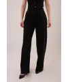 Premium Model Oturtmalı Siyah Pantolon