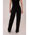 Premium Model Oturtmalı Siyah Pantolon