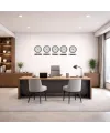 Prestige Kahverengi 36 Cm Tabelalı Dünya Saatleri 5’li Set