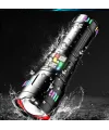 Pro F-3002 Alüminyum TG LED Gece Şeritli Type-C Şarjlı El Feneri