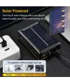 Pro F-3003 Alüminyum Pm10-tg Led Type-c Powerbank Ve Solar Şarjlı Kamp Kafa Feneri