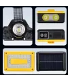 Pro F-3003 Alüminyum Pm10-tg Led Type-c Powerbank Ve Solar Şarjlı Kamp Kafa Feneri