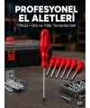 Profesyonel 7 Parça Tornavida Seti Ergonomik Saplı El Aleti