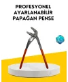 Profesyonel Ayarlı Pense Kurbağacık Ağzı Geniş Açılım