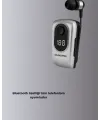 Profesyonel Bluetooth Kulaklık – Klipsli, Titreşimli, Dijital Göstergeli