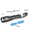 Profesyonel Tx6 Şarjlı Zoomlu El Feneri  Wt-241