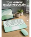 Profesyonel Wifi Q Klavye Bluetooth Klavye Touchpad 10.8 Inç Yeni Nesil