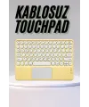 Profesyonel Wifi Q Klavye Bluetooth Klavye Touchpad 10.8 Inç Yeni Nesil