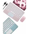 Profesyonel Wifi Q Klavye Bluetooth Klavye Touchpad 10.8 Inç Yeni Nesil