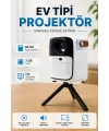 Projector Ev Tipi 64 Gb 2 Gb Rem Hafıza Hd Görüntü Kumandalı
