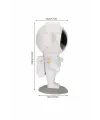 Projeksiyon Astronot Lamba Speaker Sevimli Astronot Bluetooth Hoparlör
