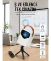 Projeksiyon Ev Sineması Bluetooth 4k HD Kaliteli Görüntü Kumandalı