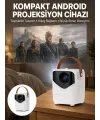 Projeksiyon Ev Sineması Bluetooth 4k Hd Kaliteli Görüntü Kumandalı Yeni Nesil