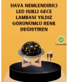 Projektör Işıklı, Aromaterapi Uyumlu Mini Masaüstü Hava Nemlendirici Cihaz
