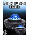 Projektör Yıldız Gece Lambası Disko Topu Bluetooth Bağlantılı Taşınabilir Şarjlı