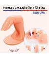 Protez Tırnak Manikür Eğitim ve Sunum Parmakları 10 adet