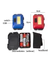 Ps-t89 Mini Pilli Cob Led 3 Mod Su Geçirmez Kafa Feneri Lambası