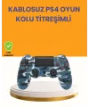 Ps4 Kablosuz Oyun Kolu Gecikmesiz Bağlantılı Ergonomik Tasarımlı