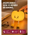 Pumpkin Led Gece Lambası Üç Kademeli Işık Ayarlı Yeni Nesil