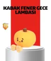 Pumpkin Led Night Light Dokunmatik Şarjlı Silikon Gece Lambası