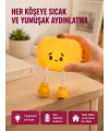 Pumpkin Led Night Light Dokunmatik Şarjlı Silikon Gece Lambası Yeni Nesil