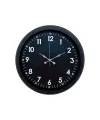 Pure Dark Black 40 Cm Metal Duvar Saati