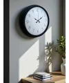 Pure Time Black 40 Cm Metal Duvar Saati