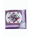 Pusula At Arabası Desenli Zr Şifon Fular 50*50 cm