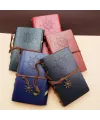Pusula Tasarımlı Deri Defter - Değiştirilebilir Sayfalı - Vintage Ajanda