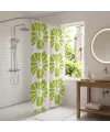 PVC Duş Perdesi - Çift Kanatlı - 12 Halkalı - 90x180 cm