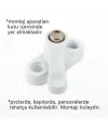 Pvc Kapı Pencere Emniyet Kilidi - Çelik - 6 Adet