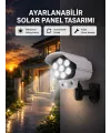 Pvc+pc Malzemeli, 2si 1 Arada Güvenlik Lambası – Ayarlanabilir Başlık Ve Panel Açısı