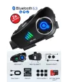 Q28 2x 2 Eşleşmeli Motosiklet Kask Bluetooth Kulaklık 1080p Kamera Su Geçirmez Intercom