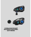 Q28 Bluetooth Kask Kulaklık 1080p Kamera – Su Geçirmez Motosiklet Interkom