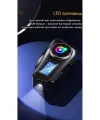 Q58-max Radyolu 2 Kişi Bağlantılı Bluetooth Kask Kulaklık Ekranlı Fenerli Müzik Ve Telsiz Intercom
