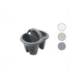 Qlux L-00515 Heybe Kaşıklık Tezgah Üstü 4 Bölmeli - Plastik