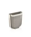 Qlux L-00869-3 ( Bej ) Katlanabilir Mutfak Çöp Kovası ( 6lt )*8=k