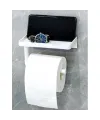 Raflı Yapışkanlı Tuvalet Kağıdı Askılığı