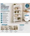 Rafty 5 Katlı Sepet Organizer Düzenleyici Raf Ünitesi 465x145x870mm
