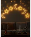 Ramazan İçin Büyük Boy Işıklı Ay Yıldız Led