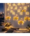 Ramazan LED Perde Lamba 3m (Fişli, Eklemeli) - Sarı Cami ve Yıldız