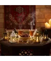 Ramazan Temalı Büyük Altıgen Açık Kubbe LED Lamba