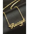 Raziye İsimli Kolye (Kişiye Özel)