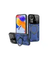 Realme 11 Pro Plus Joy Lens Standlı Kapak - Lacivert