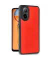 Realme 12 Lite Kılıf Aras Deri Kapak - Kırmızı