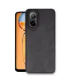 Realme 12 Lite Kılıf Aras Deri Kapak - Siyah