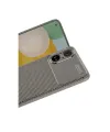 Realme 12 Lite Kılıf Auto Focus Karbon Kapak - Gri