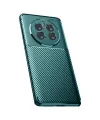 Realme 12 Pro Plus Kılıf Auto Focus Karbon Kapak - Koyu Yeşil